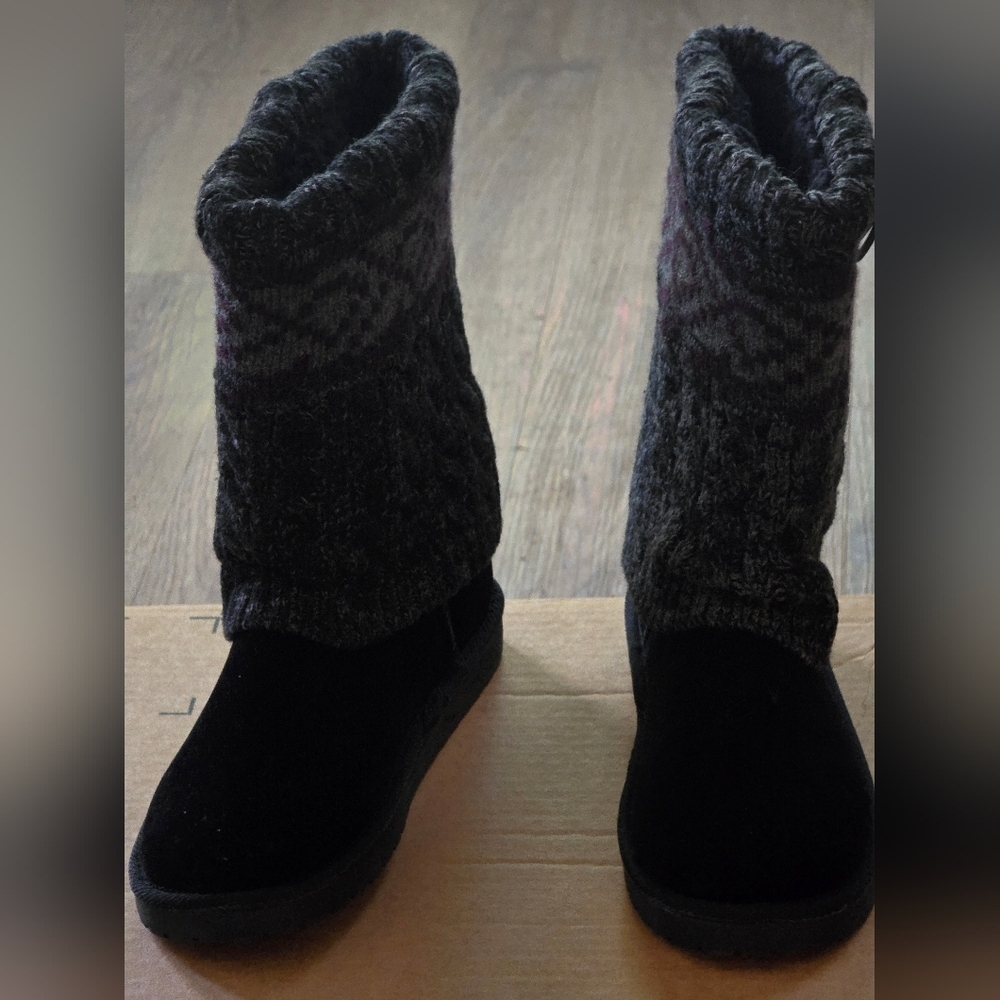 MUK LUKS WOMENS CHERYL KNIT WINTER BOOTS | Size 6 | NWOT - Picture 12 of 13